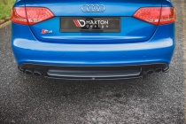Audi S4 / A4 S-Line B8 2008-2011 Bakre Splitter Center Sedan Maxton Design